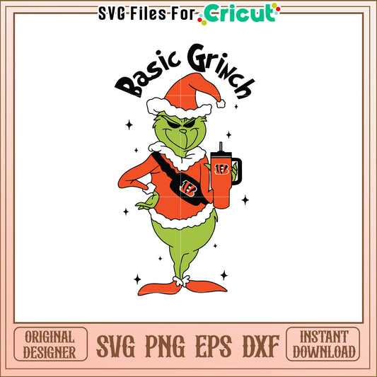 Basic Grinch SVG Design Download