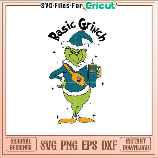 Basic Grinch SVG Design for Holiday Cheer