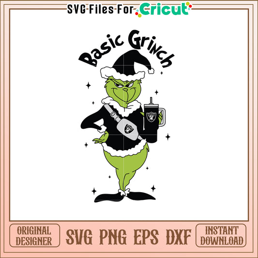 Basic Grinch SVG Design for Holiday Fun Decor