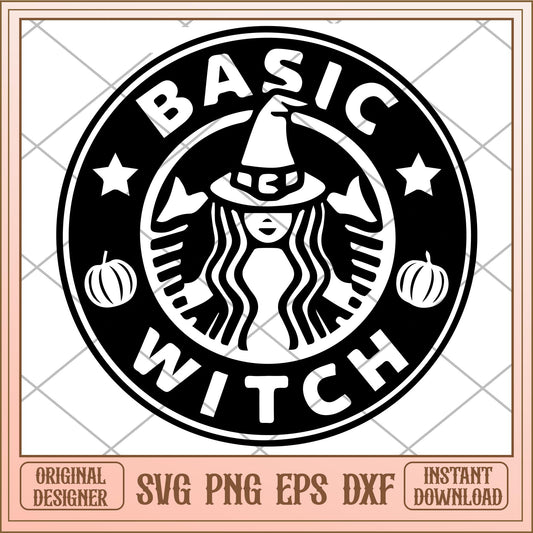 Basic witch fall halloween silhouett svg, Disney characters svg, Digital Download