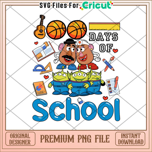 Basket ball 100 days of school png, toy story character png
