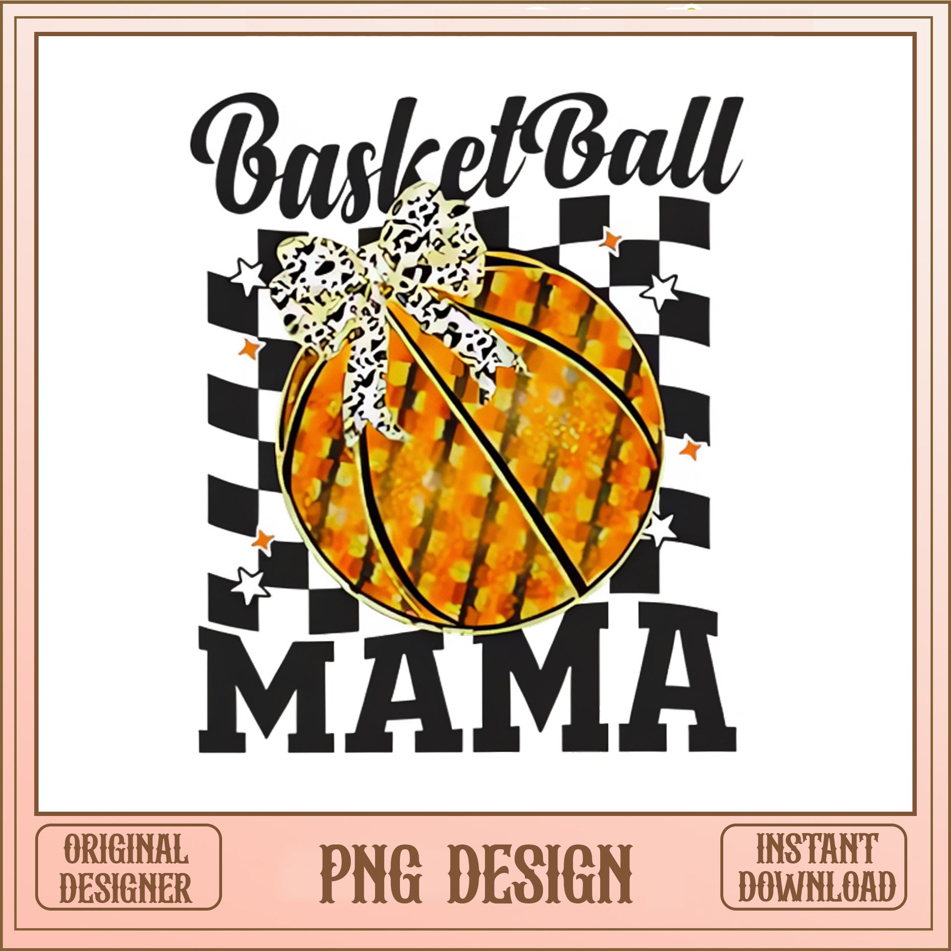 Basketball Mama PNG, Sports Mom Sublimation, Game Day PNG