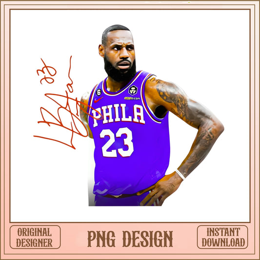 Basketball Player Number 23 PNG, Phila Jersey PNG, NBA PNG