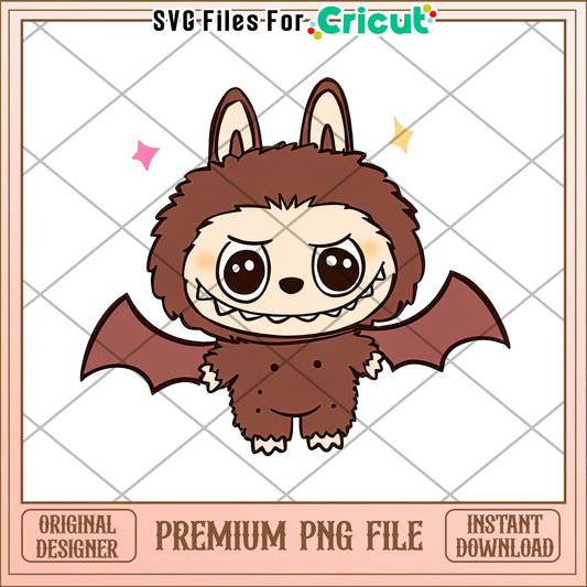 Bat labubu halloween png, labubu halloween​ png, pop mart labubu dolls​​ png
