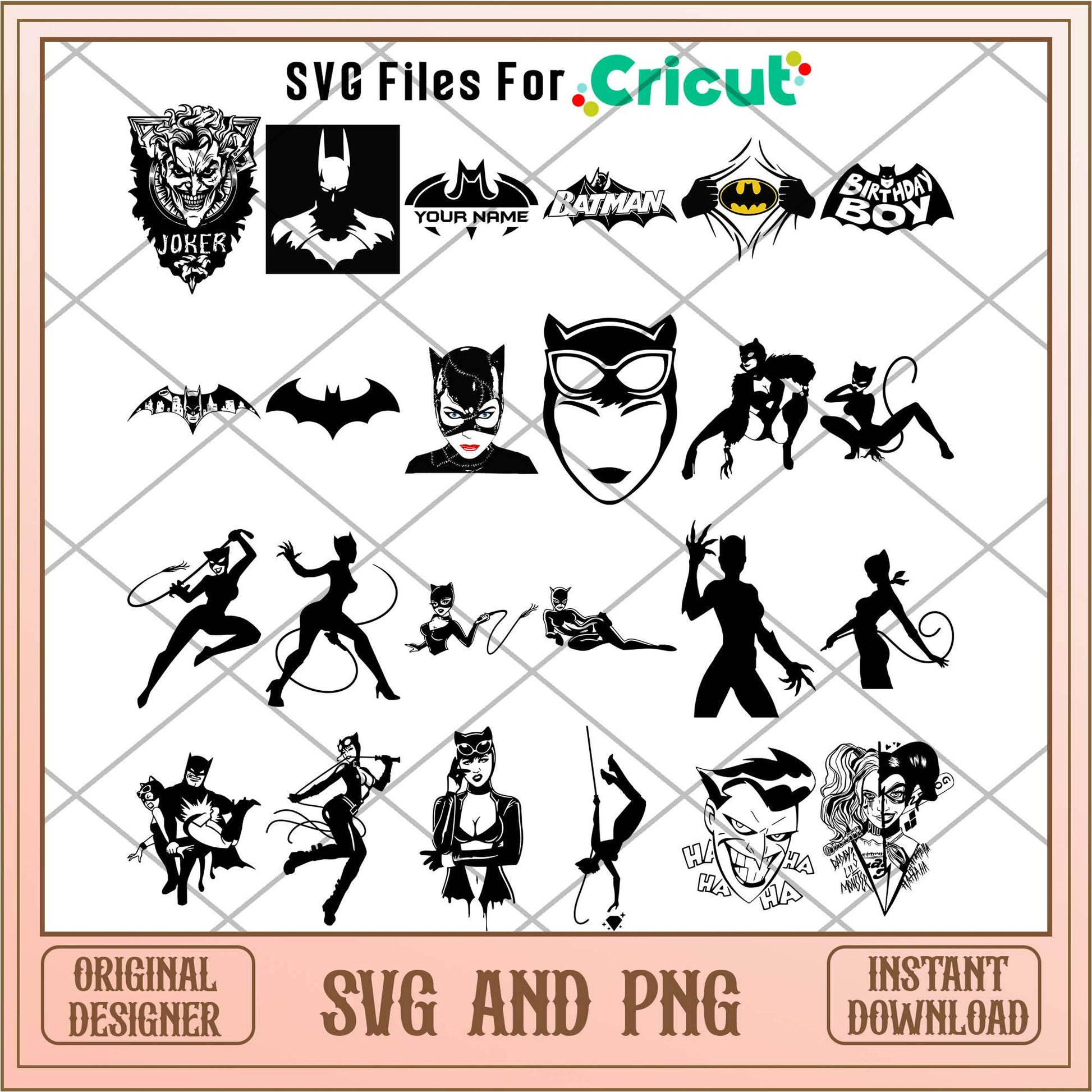 Batman shadow svg bundle, Batman characters svg - Svgfileforcricut