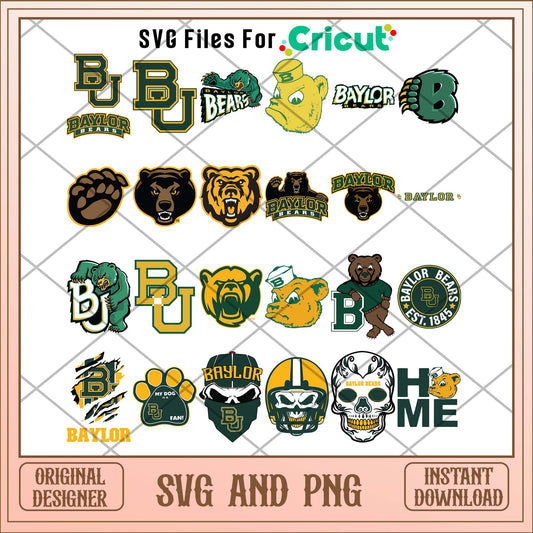 Baylor Bears svg, Baylor Bears svg bundle, NCAA svg