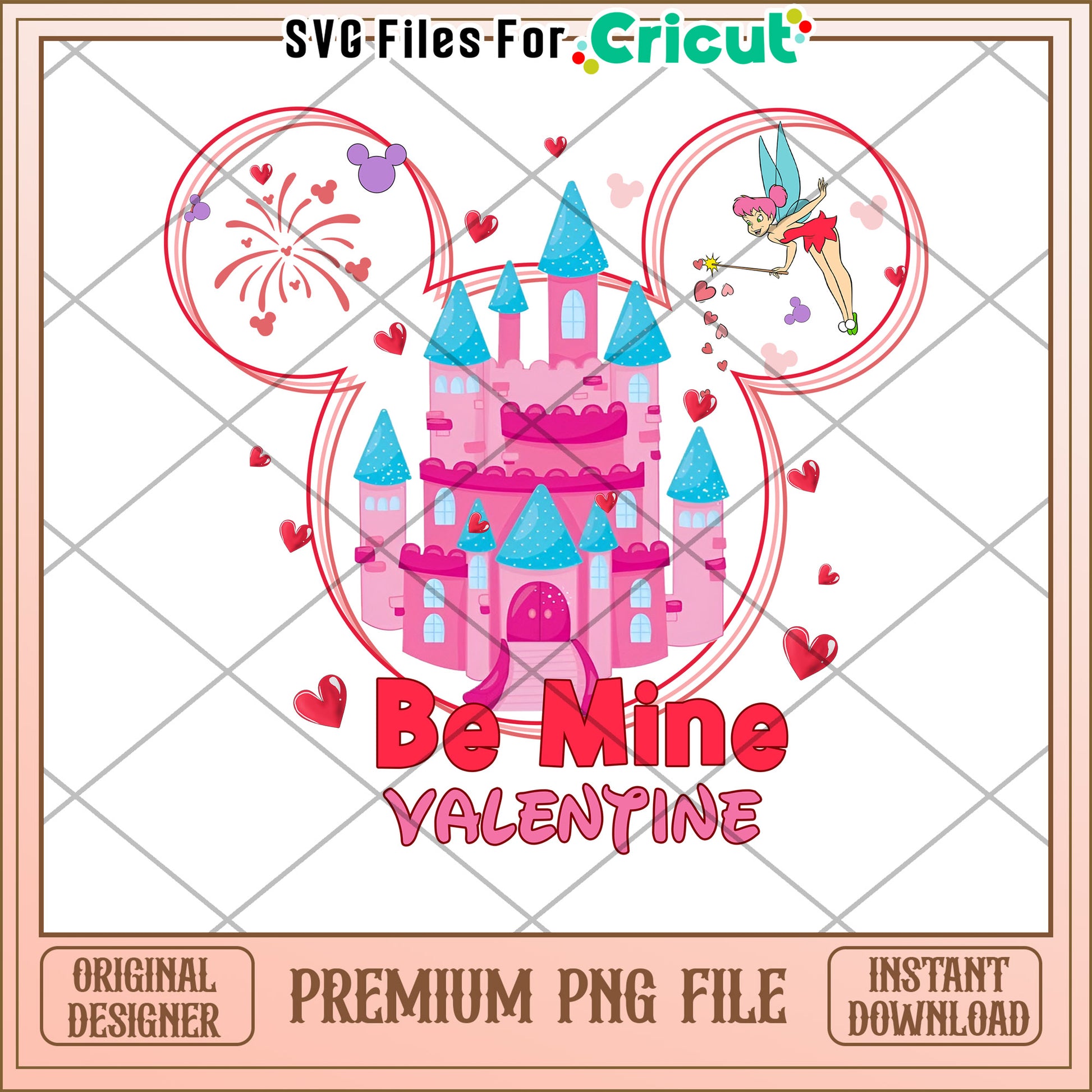 Be Mine Valentine Castle PNG