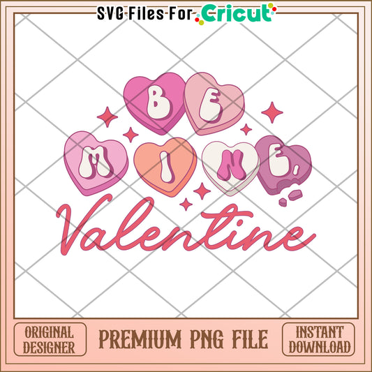 Be Mine Valentine PNG Design