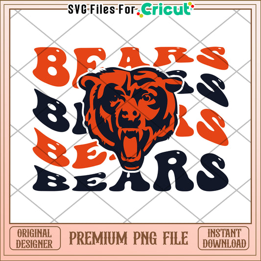 Bears graphic design for Cricut projects, ideal for DIY enthusiasts