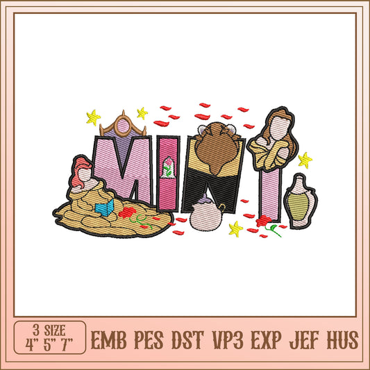 Beauty and the Beast Mini Embroidery