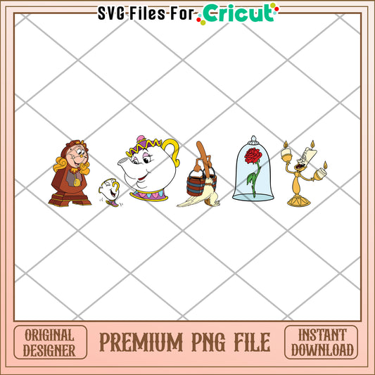 Beauty and the Beast PNG Characters