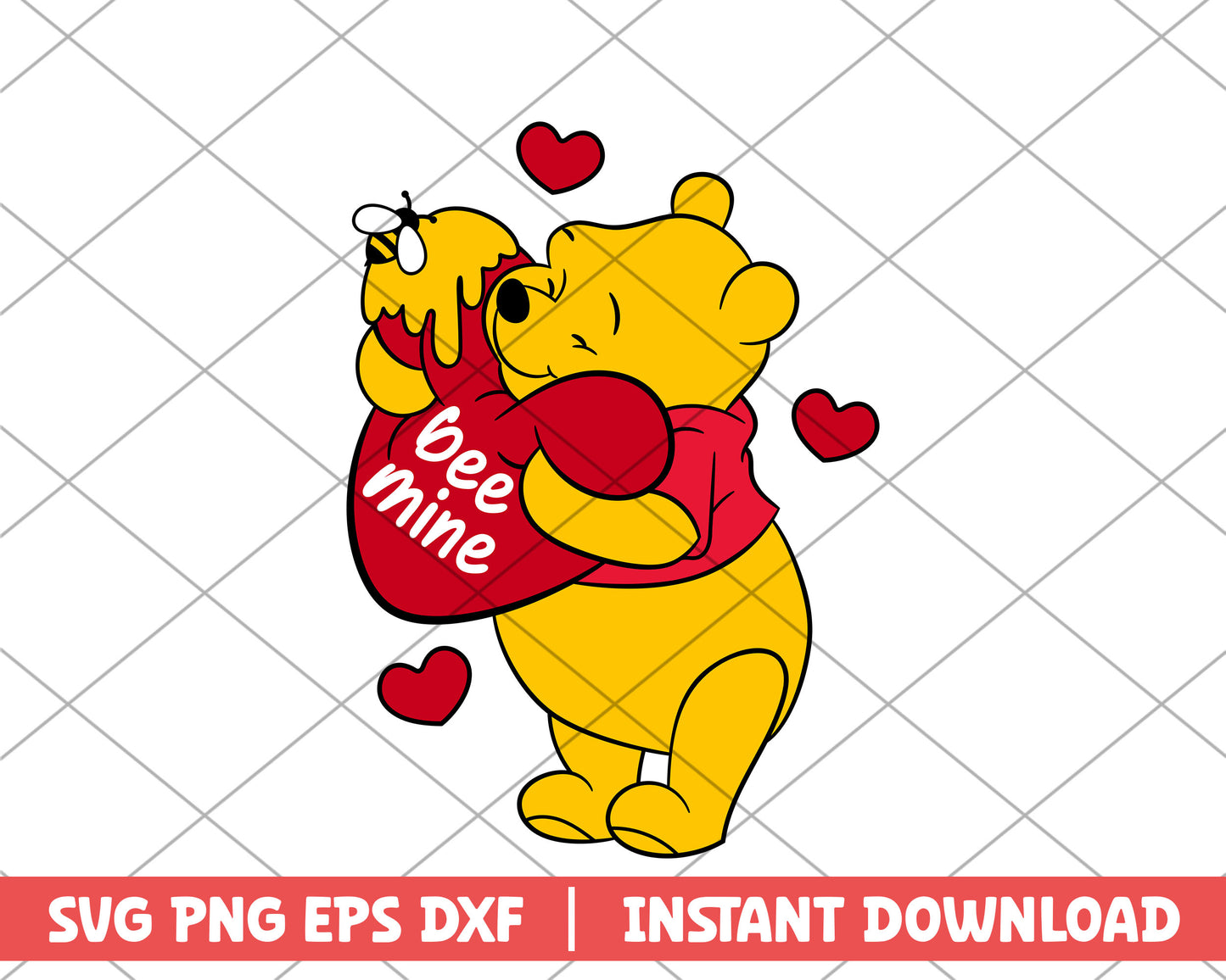 Mickey heart breaker   svg