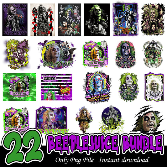 BeetleJuice Bundle Png, Halloween Beetlajuice bundle