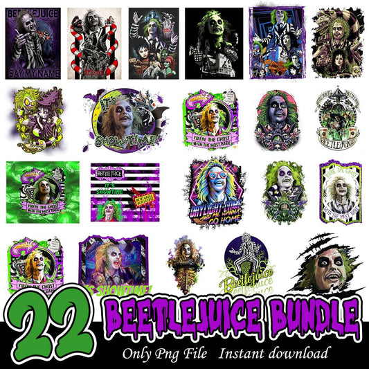 BeetleJuice Halloween Bundle Png,  Halloween Beetlejuice bundle