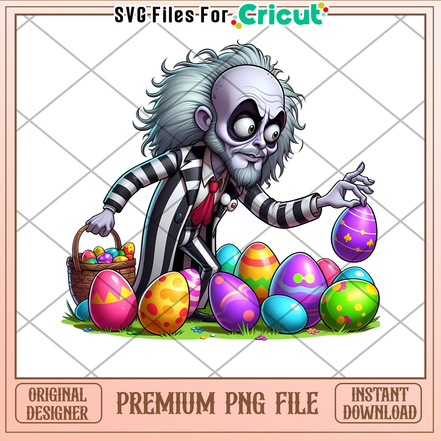 Beetlejuice Easter PNG Instant Download