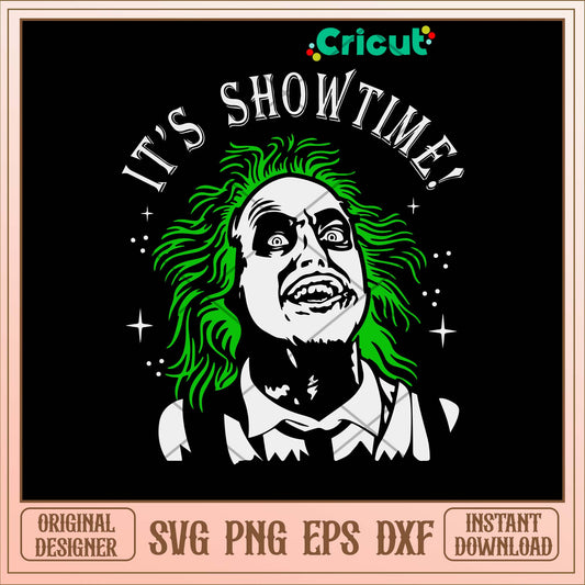 Beetlejuice It_s Showtime Svg-Svgfilesforcricut