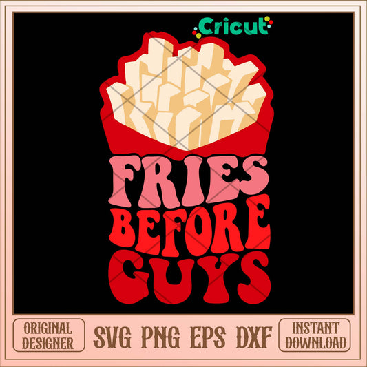 Before Fries Guys  Svg-Svgfilesforcricut