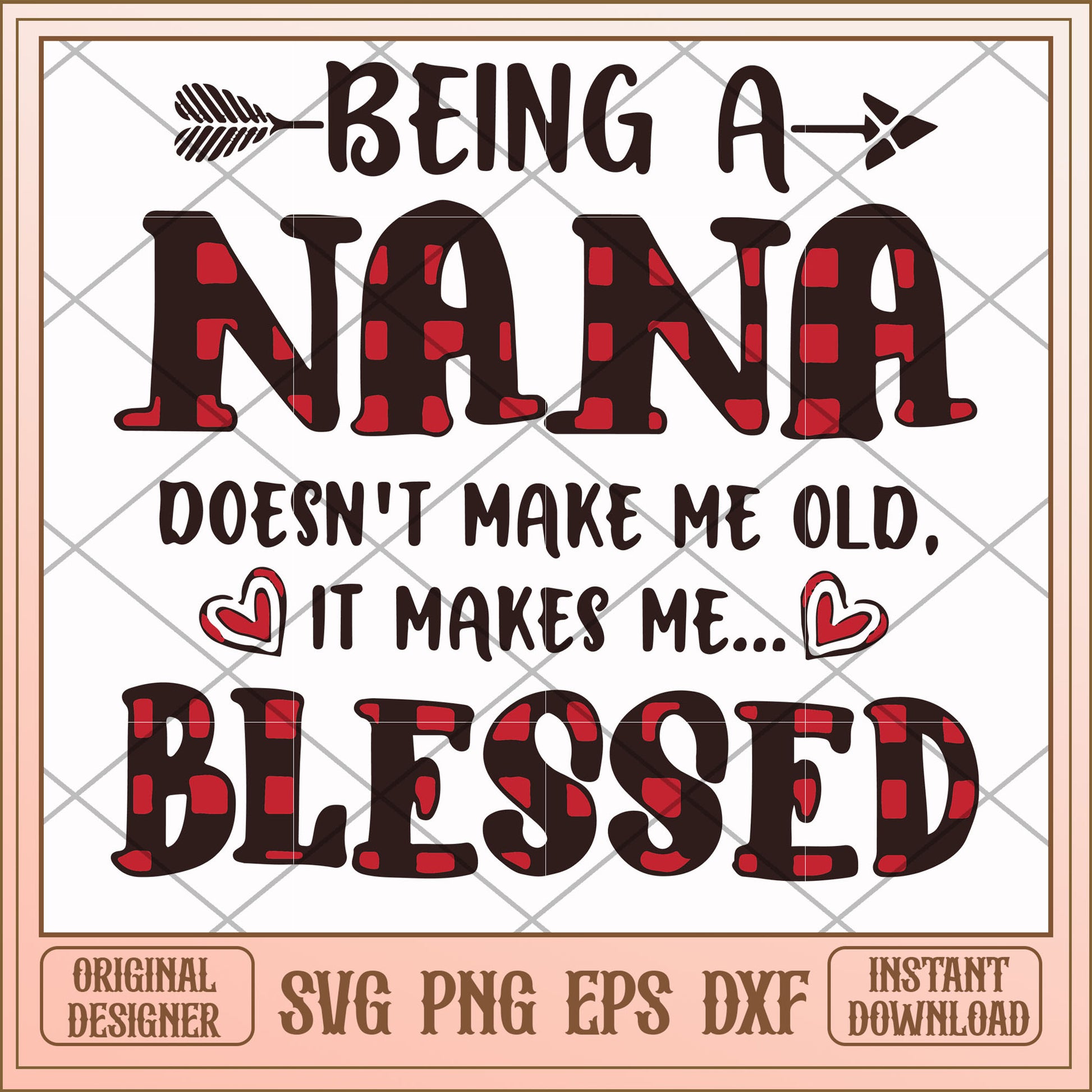 Being a Nana doesn't make me old svg, make me old svg, funny svg
