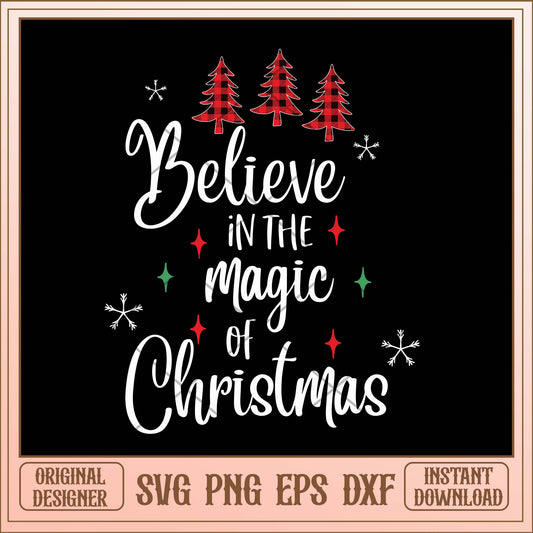 Believe in the magic of christmas svg, Christmas white quotes svg bundle