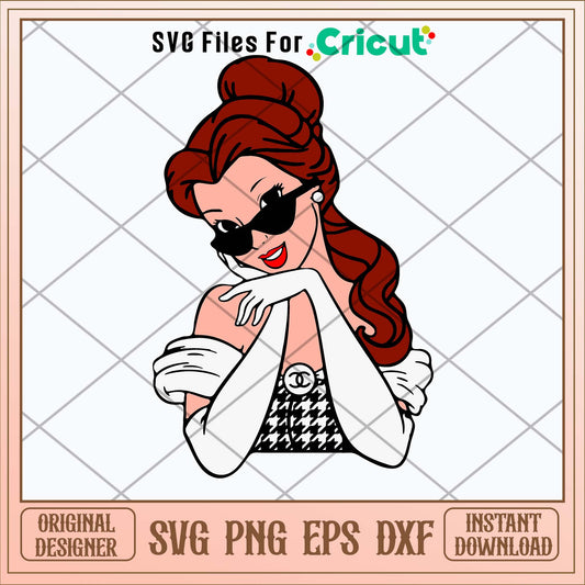Belle Chanel Belle Luxury Brand Svg-Svgfilesforcricut