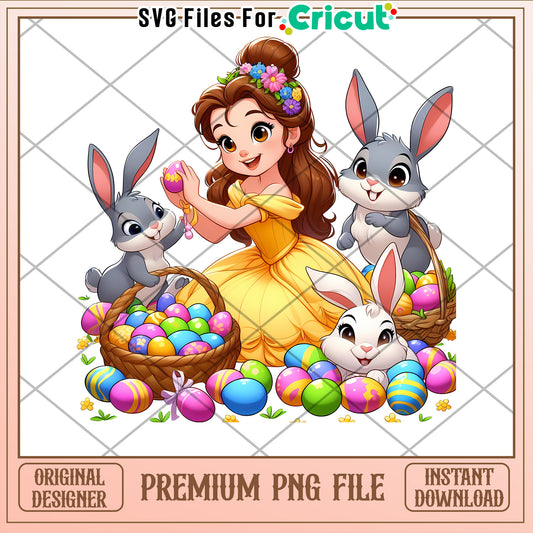 Belle Easter Bunnies PNG Download