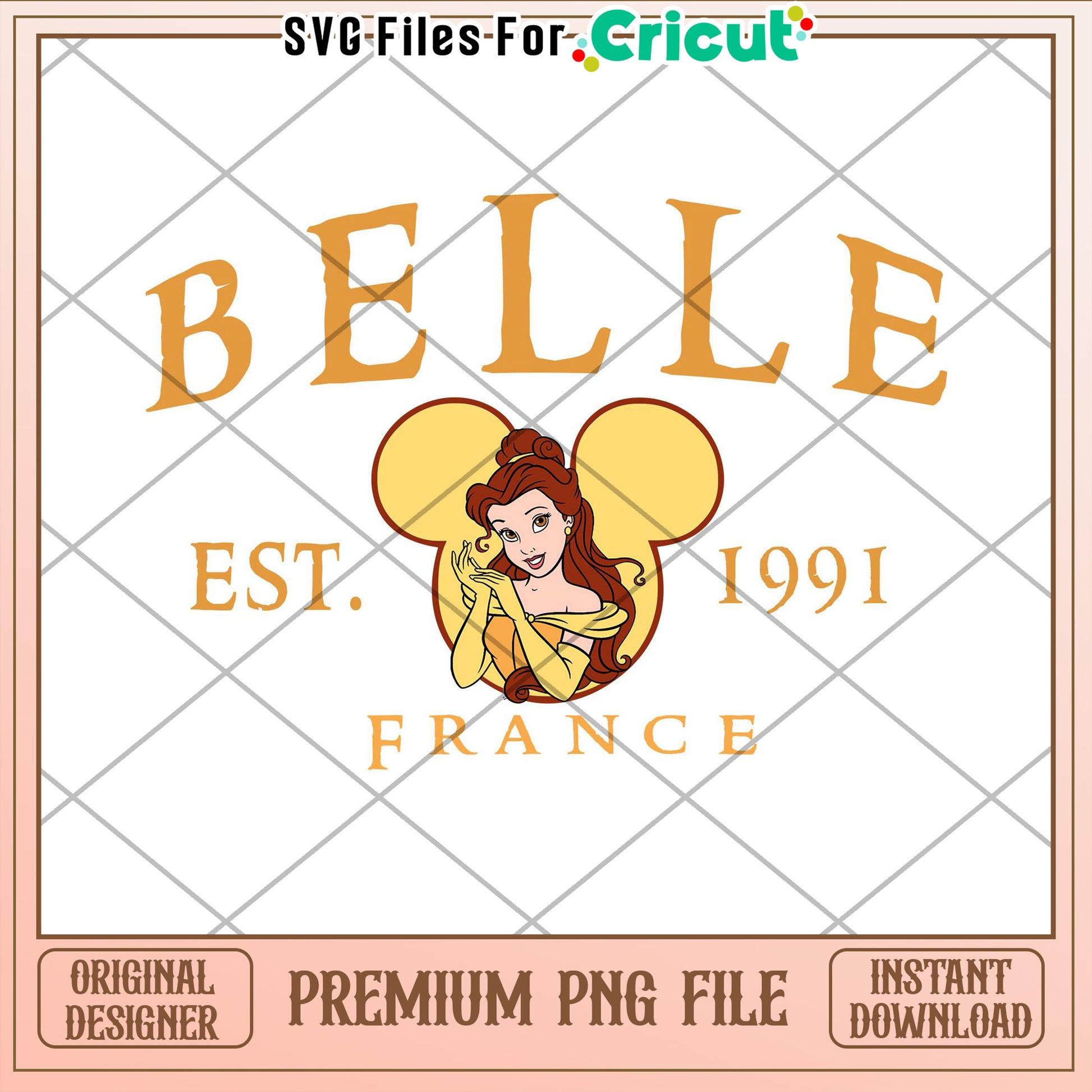 Belle PNG Image 1991 France Design