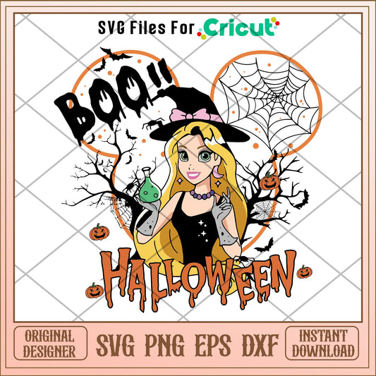 Belle princess Boo  halloween svg, Disney princess name svg,   digital download