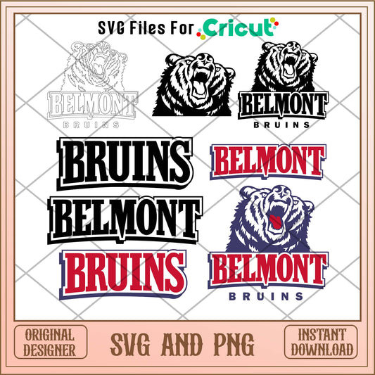 Belmont Bruins team sports svg bundle, Sport svg - Svgfileforcricut