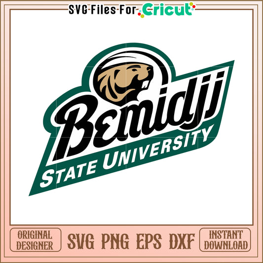 Bemidji State University SVG logo design, perfect for Cricut projects