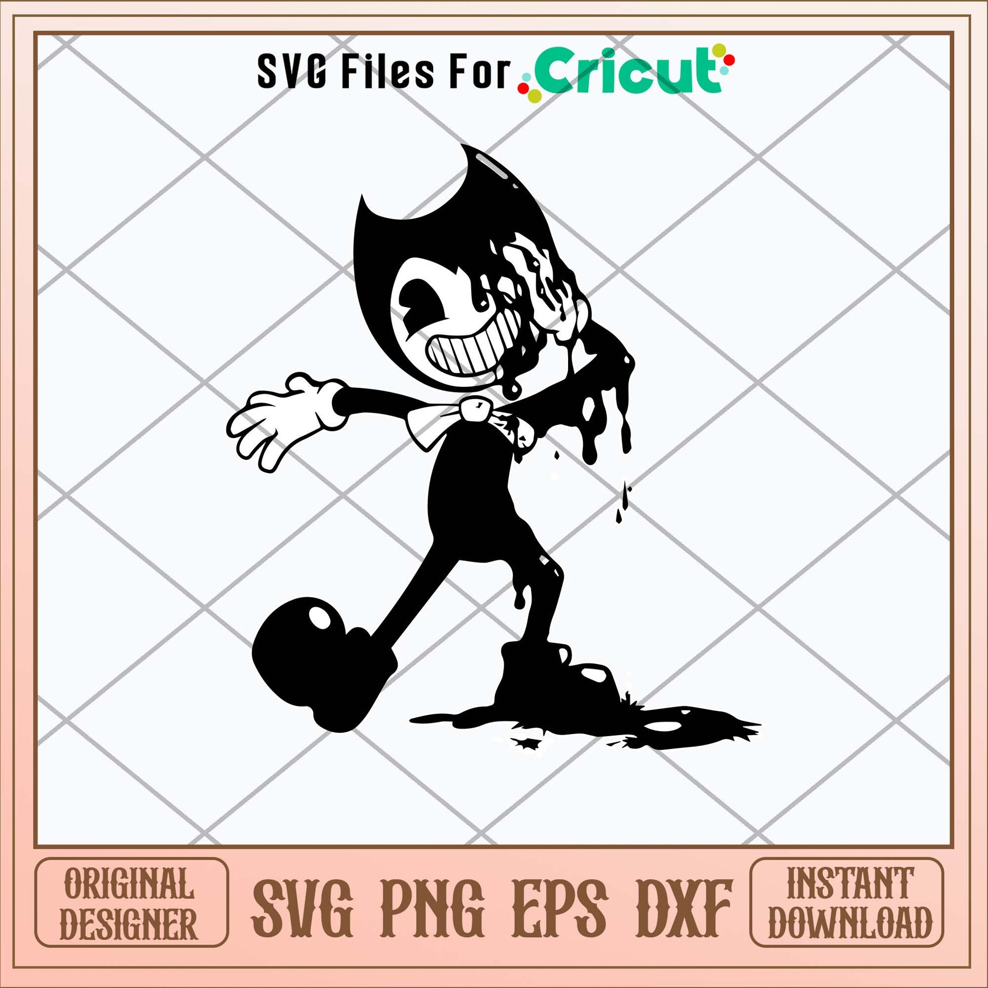 Bendy Ink Machine Svg-Svgfilesforcricut