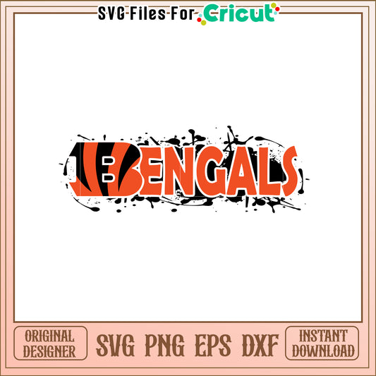 Bengals Football SVG Design for Fans and Creators