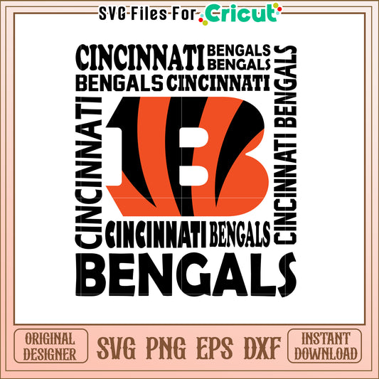 Bengals Logo SVG Design Download