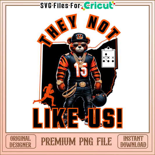Bengals they not like us png, Cincinnati Bengals png, NFL png