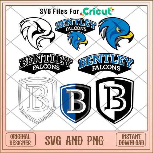 Bentley Falcons team sports svg bundle, Sport svg - Svgfileforcricut 