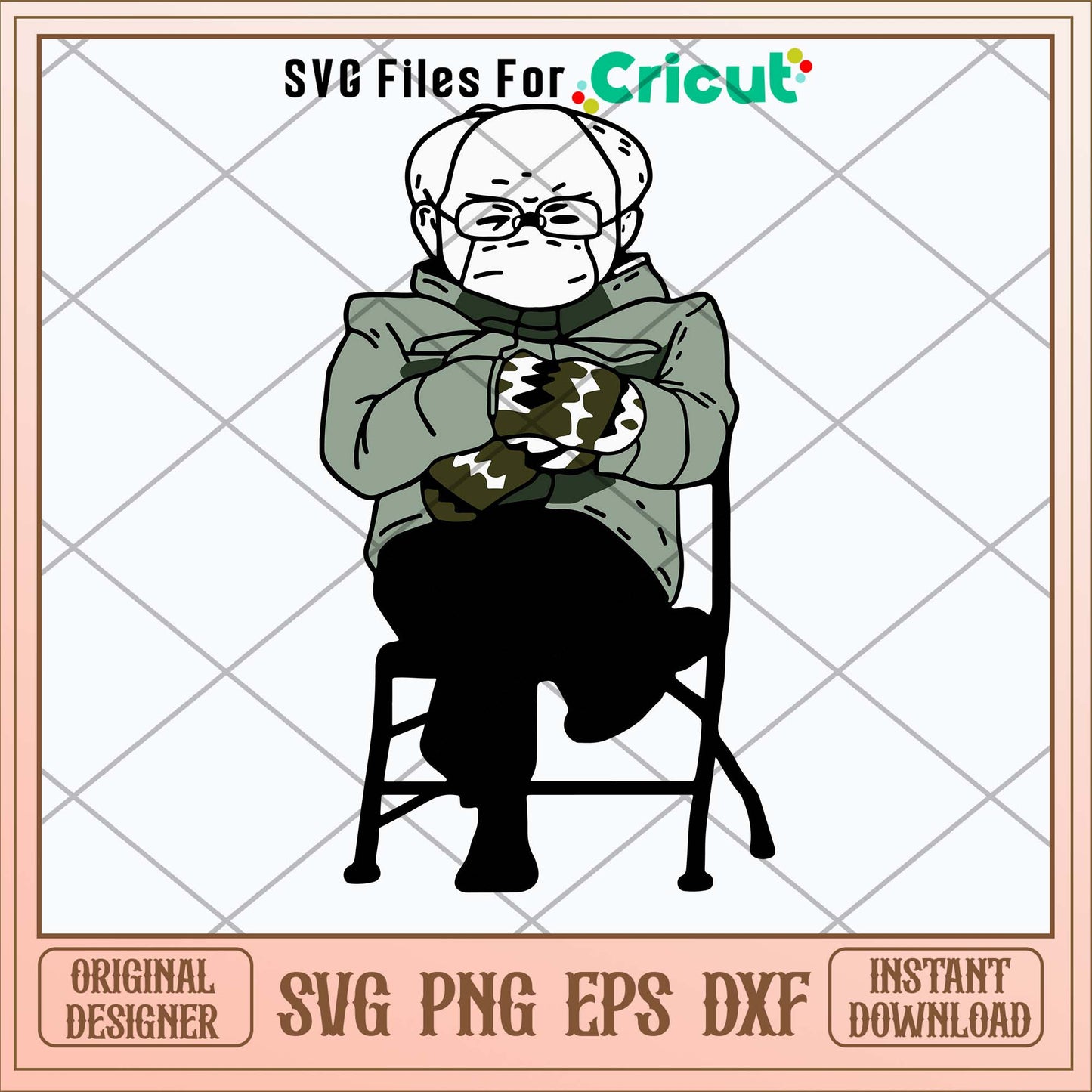 Bernie Sanders 2021 Bernie Sander The 46th  President Svg-Svgfilesforcricut