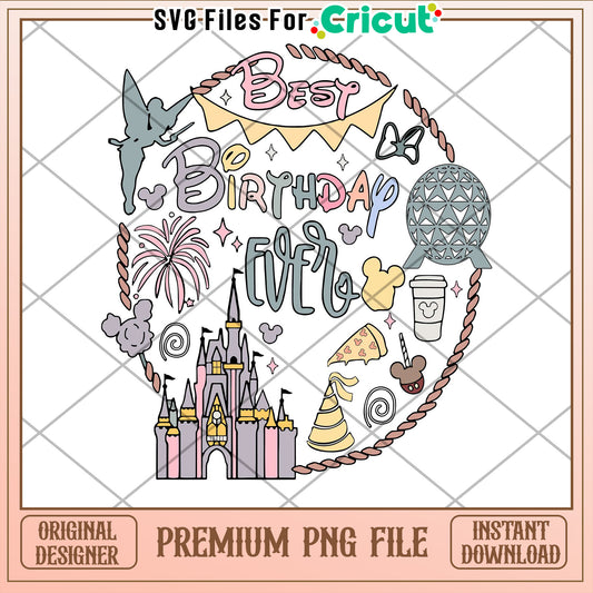 Best Birthday Ever Disney PNG