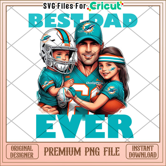 Best Dad Ever Graphic for Cricut, Premium PNG Instant Download