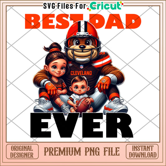 Best Dad Ever PNG Design for Cricut, Perfect Gift for Fathers Day