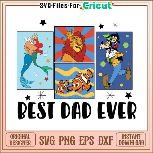 Best Dad Ever SVG Cut Files