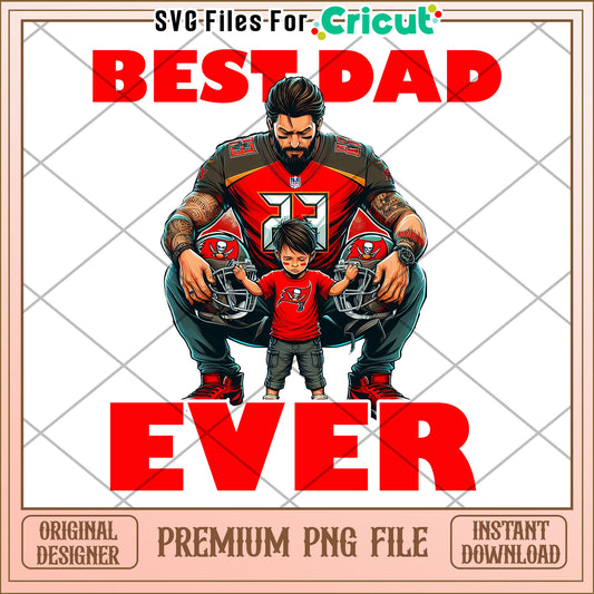 Best Dad Ever, Premium PNG File for Cricut Instant Download