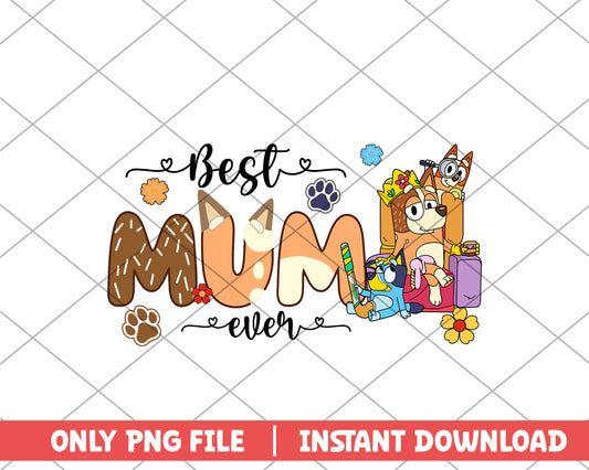 Best mum ever cartoon png 