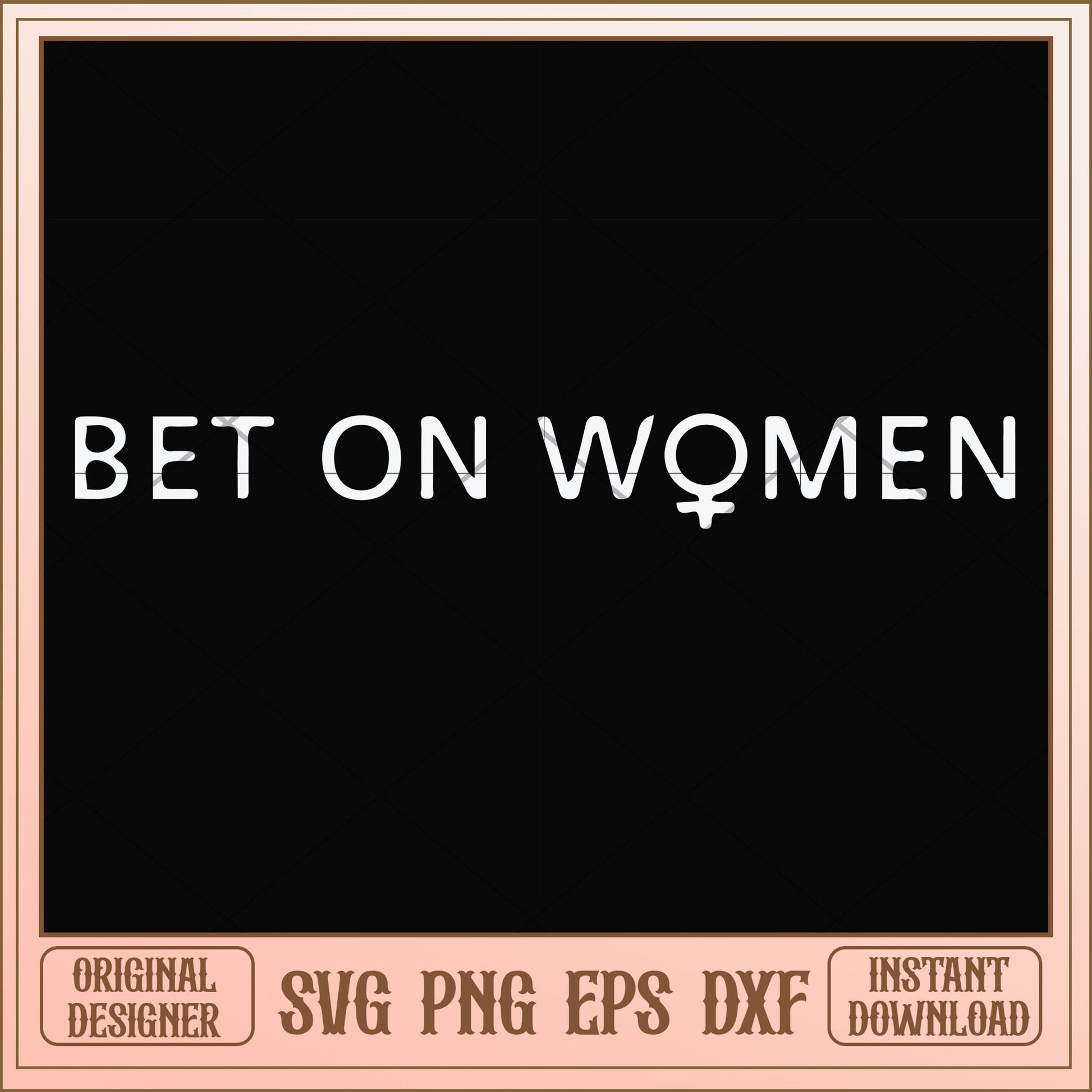 Bet on women logo svg, bet on women svg, funny svg