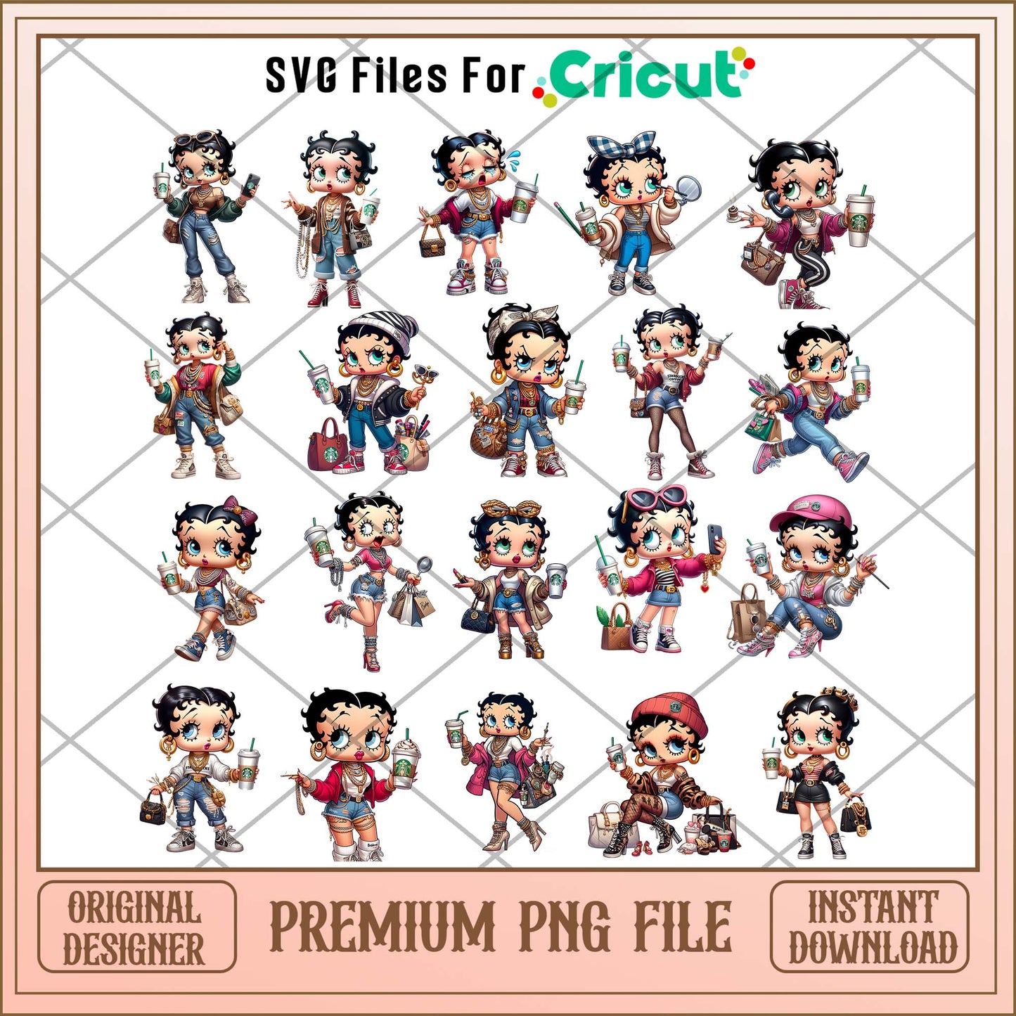Betty Boop png bundle, Betty Boop movies bundle