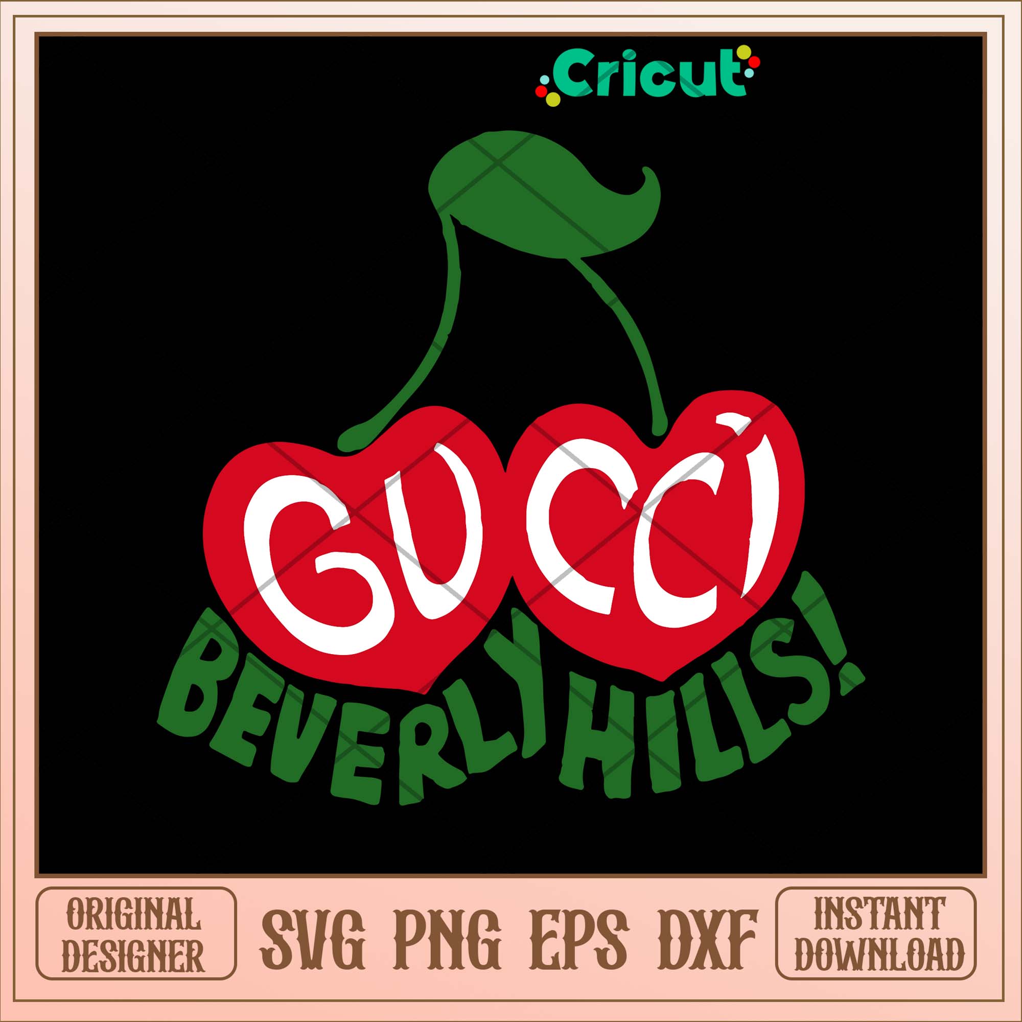Beverly Hills Cherry Svg-Svgfilesforcricut – svg files for cricut