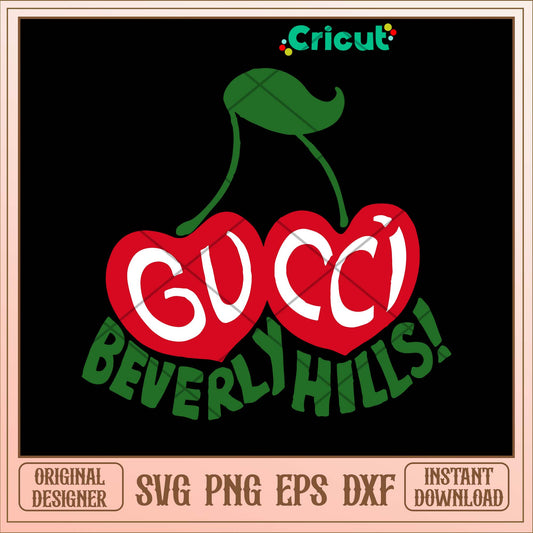 Beverly Hills Cherry Svg-Svgfilesforcricut