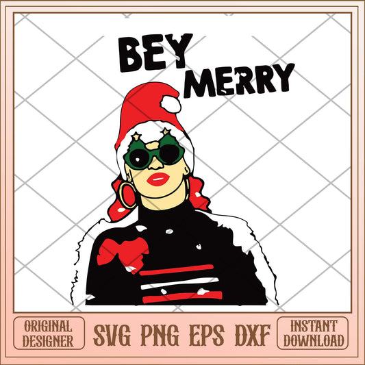 Bey Merry svg, Beyonce Merry Christmas svg bundle, Beyonce svg art
