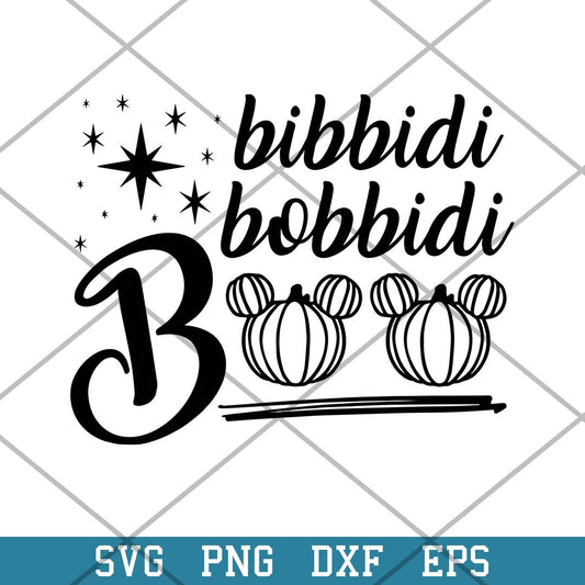 Bibbidi Bobbidi Boo Pumpkin Halloween Svg, Halloween Svg-Svgfilesforcricut