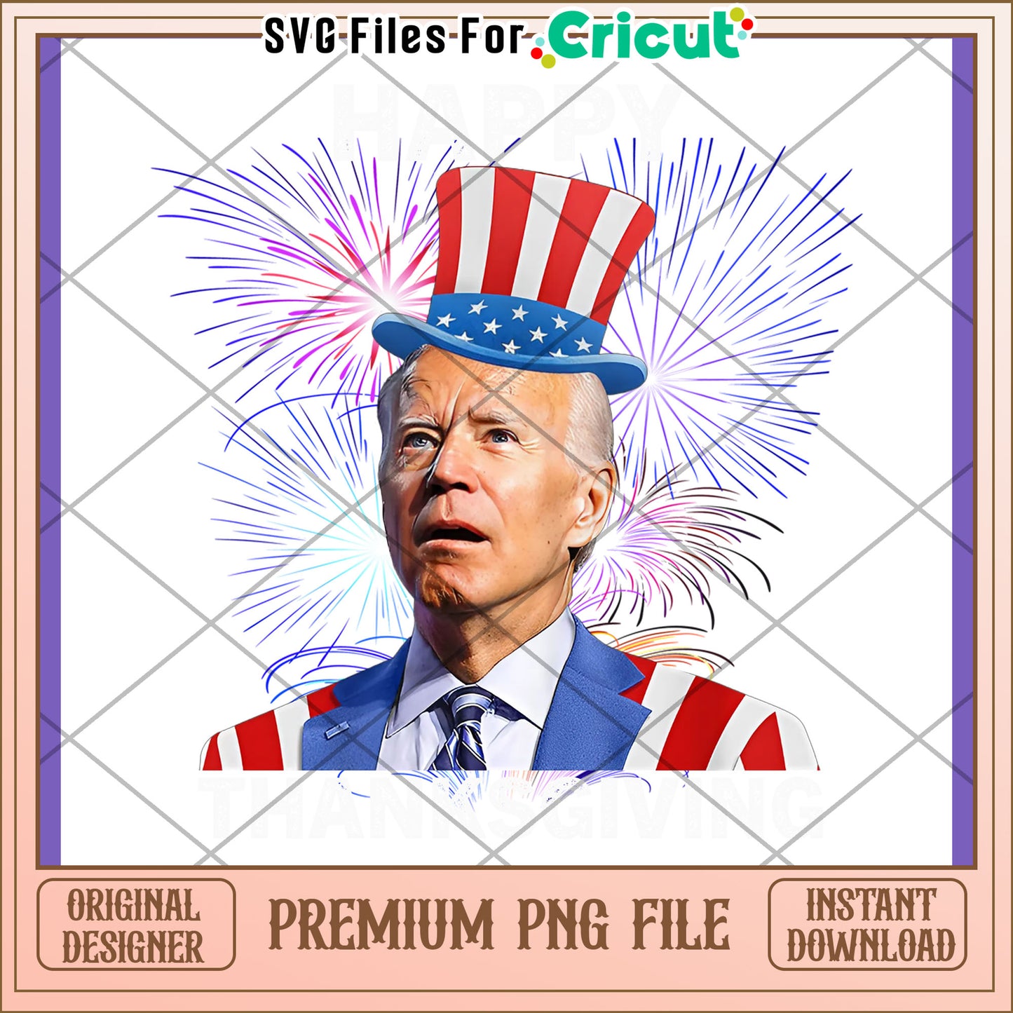 Biden 4th of July PNG Image Download
