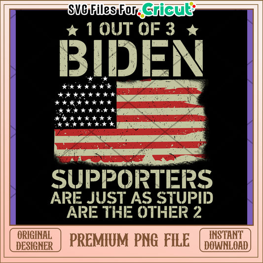 Biden Supporters PNG Design