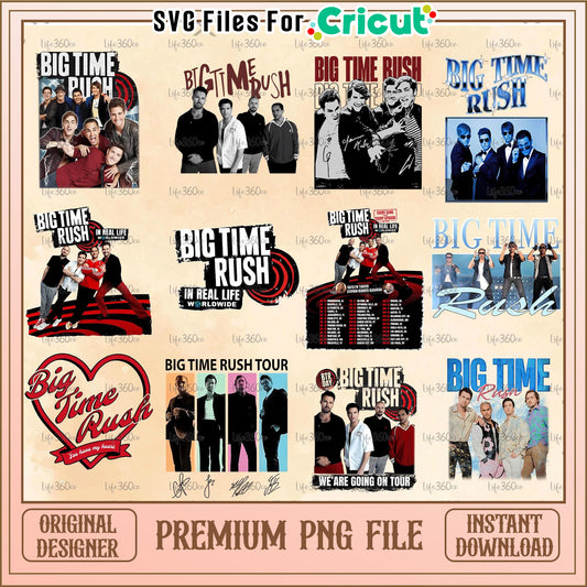 Big Time Rush PNG Bundle